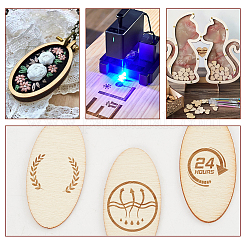 Unfinished Wood Cutouts&nbsp;DIY-WH0410-60