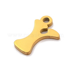 201 Stainless Steel Charms&nbsp;STAS-U016-01G-Y