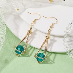 Brass Earring Hooks&nbsp;EJEW-TA00282