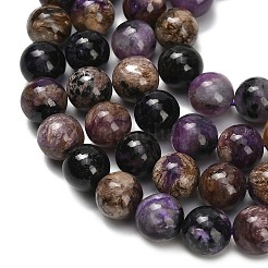 Natural Charoite Beads Strands&nbsp;G-G300-A01-10mm