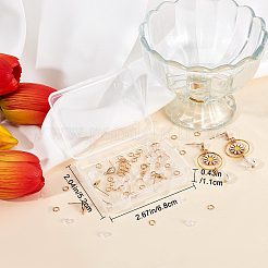 12Pcs 2 Style Brass Stud Earring Findings&nbsp;KK-CN0001-92