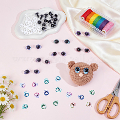 Plastic Safety Craft Eye&nbsp;DOLL-WH0009-025B