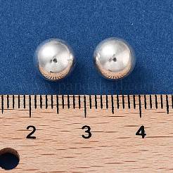 925スターリングシルバービーズ  穴がない  ラウンド  銀  8mm&nbsp;LS-STER-Z008-01H