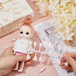 2 Sets Plastic Palm Model&nbsp;DIY-DC0004-35A