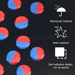 Crystal Epoxy Resin Public Signs&nbsp;AJEW-WH0604-43B