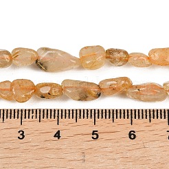 Natural Gold Rutilated Quartz Beads Strands&nbsp;G-C272-01