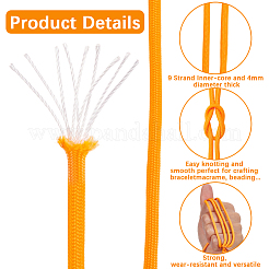 30M Luminous Glow in the Dark Polyester Cord&nbsp;AJEW-SP0004-86A