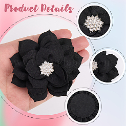 Polyester & Rhinestones Ornament Accessories&nbsp;DIY-WH20063-015A