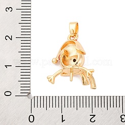 Brass Pendan Bails&nbsp;X-KK-C076-25G