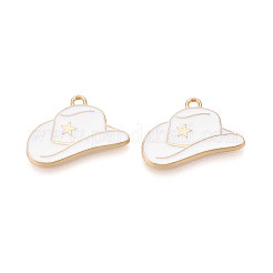 Rack Plating Alloy Enamel Pendants&nbsp;ENAM-T024-03M-G