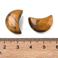 天然石タイガーアイペンダント  三日月チャーム  19x13~13.5x8.5~9mm  穴：1.8mm&nbsp;G-B180-02F