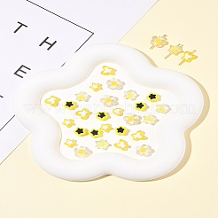 200Pcs 6 Styles Transparent & Opaque Acrylic Beads&nbsp;TACR-FS0001-54G