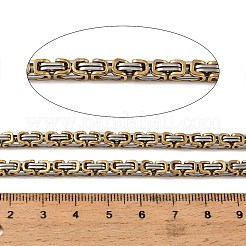 304 Stainless Steel Byzantine Chains&nbsp;SA-E001-20GP-B