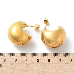 304 Stainless Steel Stud Earrings for Women&nbsp;EJEW-U051-01G