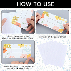 Photo Paper Self Adhesive Corner Stickers&nbsp;AJEW-WH20060-63A
