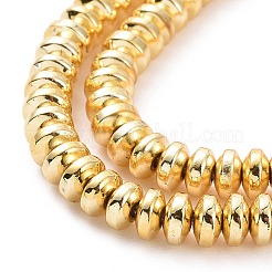 Electroplate Non-magnetic Synthetic Hematite Beads Strands&nbsp;G-L485-04B-G