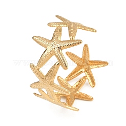 304 Stainless Steel Cuff Bangles for Women&nbsp;BJEW-D356-01G