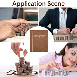 PVC Imitation Leather Coin Holder Album&nbsp;AJEW-WH20098-062C