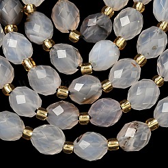 Natural Dendritic Agate Beads Strands&nbsp;G-F809-A53-01