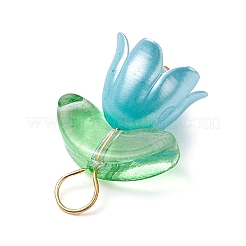 Imitation Pearl Acrylic Pendants&nbsp;PALLOY-JF03301