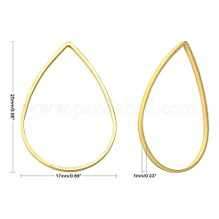 Brass Linking Rings&nbsp;X-EC03117x25mm-G