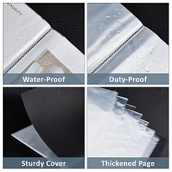 プラスチック製のファイルフォルダーの本  長方形  ブラック  440x320x34mm  内径：300x420mm&nbsp;OFST-WH0004-214A-1