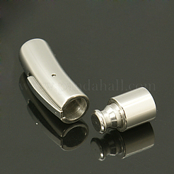 変色防止コラム 316 外科用ステンレス鋼製バヨネット留め具  ステンレス鋼色  30.5x9mm  穴：7mm&nbsp;STAS-A021-7mm