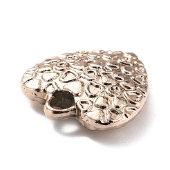 合金ハートペンダント  ライトゴールド  18x18x5mm  穴：3mm&nbsp;LS-PALLOY-E415-06LG-AAA