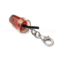 樹脂ボトルペンダント装飾  合金の留め金付き  ミックスカラー  47.5mm&nbsp;HJEW-JM04070