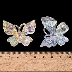 樹脂カボション  蝶  ミックスカラー  32.5~33.5x39.5x13mm&nbsp;CRES-A063-03
