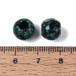 Natural Green Spot Jasper European Beads&nbsp;G-Q607-02J
