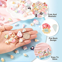 70Pcs 7 Styles Resin Cabochons&nbsp;RESI-TA0004-06
