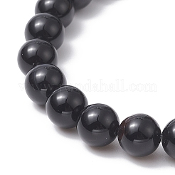 Dyed Natural & Synthetic Mixed Gemstone Arrow Beaded Strech Bracelet for Women&nbsp;BJEW-JB09364