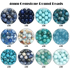 DIY Round Natural Gemstone Beads Bracelets Making Kits&nbsp;DIY-YW0011-83