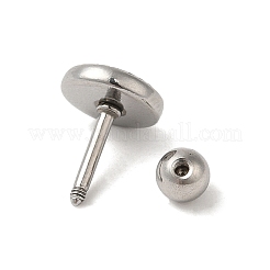 304 Stainless Steel Stud Earrings&nbsp;EJEW-K260-01AS