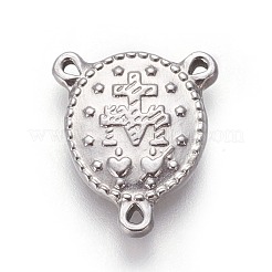 Tarnish Resistant 201 Stainless Steel Chandelier Component Links&nbsp;STAS-P231-25P