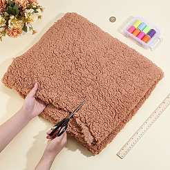 ポリエステルプラッシュ生地1枚  カーペット 枕 アクセサリー  ペルー  1500mm  約1m / pc&nbsp;DIY-PH0030-42B