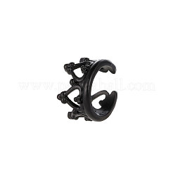 合金カフのピアス  クラウン  ブラック  12mm&nbsp;WG3EF20-03