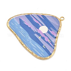 Printed 304 Stainless Steel Pendants&nbsp;STAS-P419-08G-02