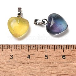 Natural Fluorite Pendants&nbsp;G-C155-02C-P