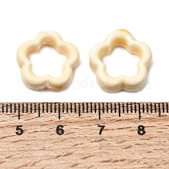 Flower Hollow Glazed Porcelain Bead Frame&nbsp;PORC-A034-09H