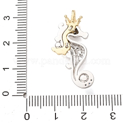 Brass Micro Pave Colorful Cubic Zirconia Pendants&nbsp;KK-C264-10E-G