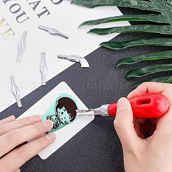 ステンレス鋼木彫りカッターツールセット  木工の彫刻  DIY木製ハンドルスプーン彫刻ナイフ  木版画ツールキットとアートペインティングカッターセット  ステンレス鋼色&nbsp;TOOL-NB0001-23