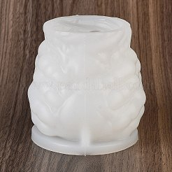ハロウィン DIY キャンドル作り  レジン型  UVレジン用  エポキシ樹脂工芸品作り  ホワイト  ハート  80x80x88mm  内径：58x72x78mm&nbsp;AJEW-U014-01A