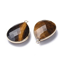 Faceted Natural Gemstone Pendants&nbsp;G-M356-A-LG