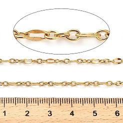 304 Stainless Steel Curb Chains&nbsp;CHS-B009-02A-G