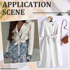 PU Waist Belt for Shirt Dress Overcoat&nbsp;AJEW-WH20019-25A