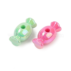 Opaque UV Plating Acrylic Beads&nbsp;PACR-P005-08A