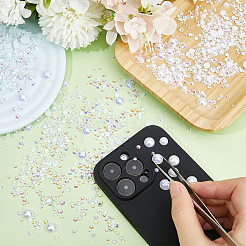 Resin Cabochons&nbsp;RESI-WH0029-14A