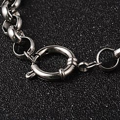Tarnish Resistant 304 Stainless Steel Rolo Chain Bracelets&nbsp;LS-BJEW-H477-04